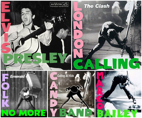 The Clash lånar av Elvis Presley, sen går resten av bara farten.